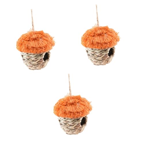 Yardwe 3 Stücke Nest Handgemachte Vogel Nistkasten Natürliche Material Für Sittiche Yardwe 3 Stücke Nest Handgemachte Vogel Nistkasten Natürliche Material Für Sittiche von Yardwe