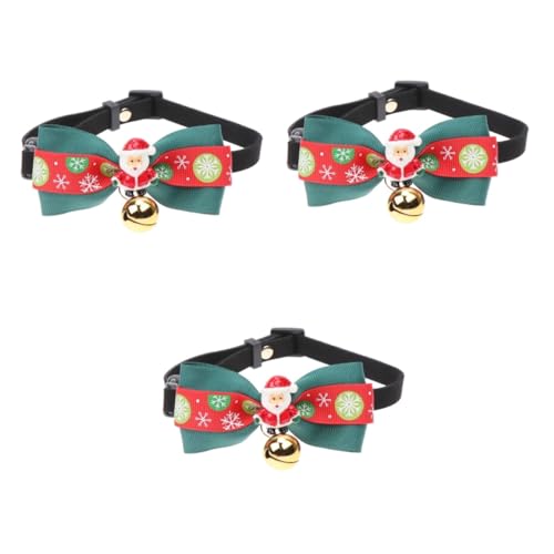 Yardwe 3 Stücke Haustier Kragen Für Katze Hund Weihnachten Bogen-Knoten Kragen Halskette Einfache Glocke Haustier Kragen Für Weihnachten Yardwe 3 Stücke Haustier Kragen Für Katze Hund Weihnachten Bogen-Knoten Kragen Halskette Einfache Glocke Haustier Kragen Für Weihnachten von Yardwe