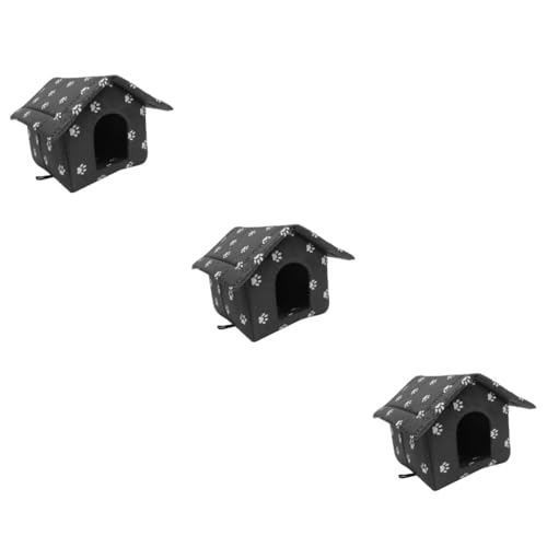 Yardwe 3St Zwinger für streunende Katzen haustierbett pet Bed hundehaus katzenhaus für Outdoor hundesofa atmungsaktiv Haustierhaus Kätzchen liefert Hundebett Katzennest Oxford-Stoff Yardwe 3St Zwinger für streunende Katzen haustierbett pet Bed hundehaus katzenhaus für Outdoor hundesofa atmungsaktiv Haustierhaus Kätzchen liefert Hundebett Katzennest Oxford-Stoff von Yardwe