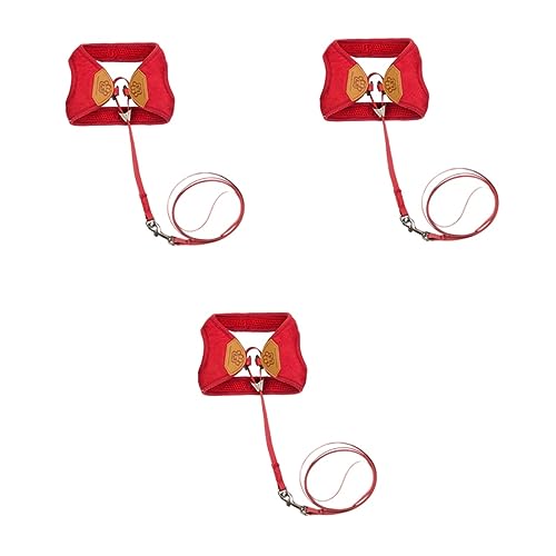 Yardwe 3 Stücke Haustier Katze Haustier Hund Katze Gurt Zugseil Für Pet Supplies Bequeme Katze Gurt Dunkelrot Yardwe 3 Stücke Haustier Katze Haustier Hund Katze Gurt Zugseil Für Pet Supplies Bequeme Katze Gurt Dunkelrot von Yardwe