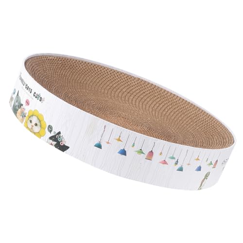 Yardwe 3 Stücke Recycelbar Cat Scratch Board Wellpapier Runde Form Katze Kratzen Pad Haustier Ruhestätte Yardwe 3 Stücke Recycelbar Cat Scratch Board Wellpapier Runde Form Katze Kratzen Pad Haustier Ruhestätte von Yardwe