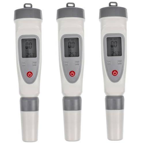 Yardwe 3st Schwimmbäder Teich Meter Tester Lebensmittelverarbeitung Poolzubehör Aräometer Für Aquarien Digitaler Anzeigetester Aquarientester Nummer Aquakultur Der Pool Automatisch Suppe von Yardwe