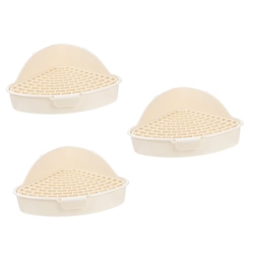 Yardwe 3er-Box Kaninchentoilette Hamsterkäfigpfanne Wurf Kleine Tiertoilette Hamster Töpfchentrainer Toilette Für Haustierpfannen Katzenklo Für Reiniger Für Meerschweinchen Pp Weiß Yardwe 3er-Box Kaninchentoilette Hamsterkäfigpfanne Wurf Kleine Tiertoilette Hamster Töpfchentrainer Toilette Für Haustierpfannen Katzenklo Für Reiniger Für Meerschweinchen Pp Weiß von Yardwe