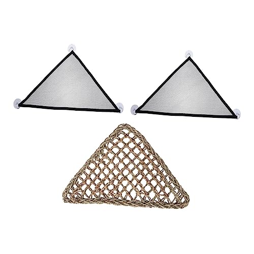 Yardwe 3er Set Echsenhängematte Set Haustier Reptil Gecko-hängematte Netz Mit Tragbar Liege Groß Drinnen Klein Bartagame Hängematte Bettwäsche von Yardwe
