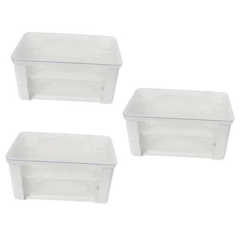 Yardwe 3st Filterbox Für Schildkrötenbecken Klein Für Aquarium Aquarieninnenfilter Luftfilter Glasbehälter Wasserfallfilter Für Aquarien Zubehör Einrichtung Weiß Plastik von Yardwe