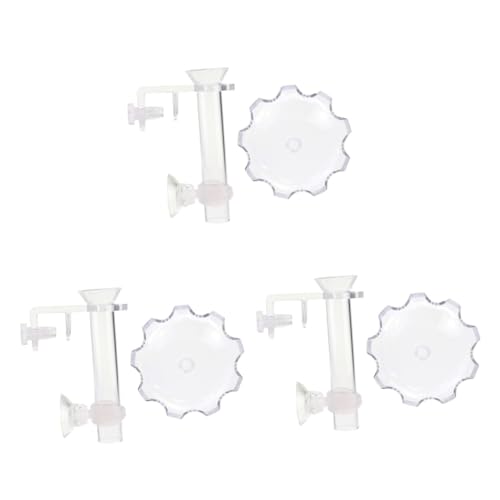 Yardwe 3 Stück Garnelen-futterröhrentablett Aus Acryl Für Garnelenaquarien Für Garnelen Und Krabben Einfache Reinigung Und Robustes Material von Yardwe