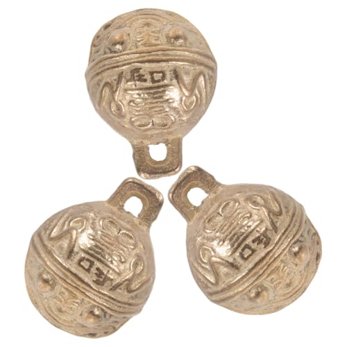 Yardwe 3st Haustier Glocke Hundehalsband Glocke Glockenanhänger Selber Machen Mini Messingglocken Vintage Jingle Bell Windspiele Selber Machen Kleine Klingel Feng-Shui-reize Kupfer Golden Yardwe 3st Haustier Glocke Hundehalsband Glocke Glockenanhänger Selber Machen Mini Messingglocken Vintage Jingle Bell Windspiele Selber Machen Kleine Klingel Feng-Shui-reize Kupfer Golden von Yardwe