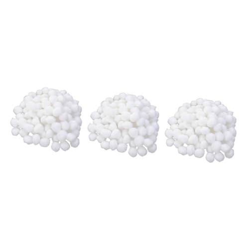 Yardwe 3St Kugel für Wasserfiltermedien Werkzeug Wasserfilterkugel Filter für Aquarien Filtermaterial Weiß von Yardwe
