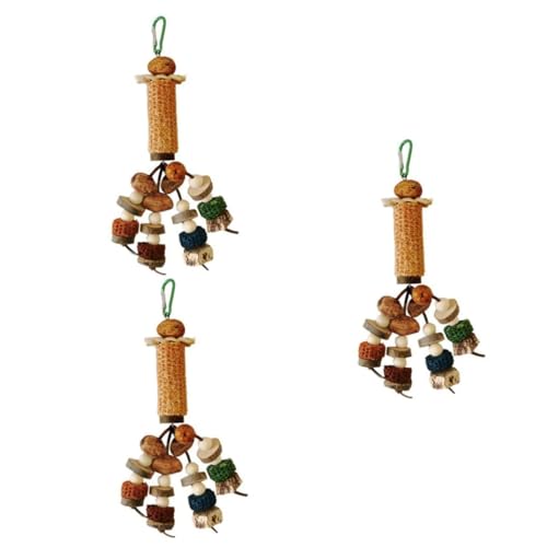 Yardwe 3st Papagei Spielzeug Vogel Stehen Papageienspielzeug Lustiges Vogelspielzeug Macabuns Kauspielzeug Für Sittiche Vogelbarsch Xuanfeng Maiskolben-rattankugel Langen Yardwe 3st Papagei Spielzeug Vogel Stehen Papageienspielzeug Lustiges Vogelspielzeug Macabuns Kauspielzeug Für Sittiche Vogelbarsch Xuanfeng Maiskolben-rattankugel Langen von Yardwe