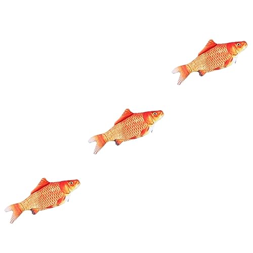 Yardwe 3 Stücke Elektrische Springen Fisch Spielzeug Für Katzen Helle Farben Realistische Spielzeug Yardwe 3 Stücke Elektrische Springen Fisch Spielzeug Für Katzen Helle Farben Realistische Spielzeug von Yardwe