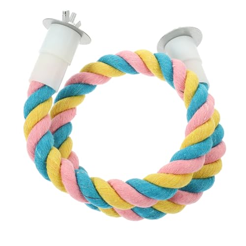 Yardwe 3 Stücke Baumwolle Seil Barsch Vogel Papagei Spielzeug Hängen Stehen Für Käfig Spaß Stilvolle Haustier Zubehör Yardwe 3 Stücke Baumwolle Seil Barsch Vogel Papagei Spielzeug Hängen Stehen Für Käfig Spaß Stilvolle Haustier Zubehör von Yardwe