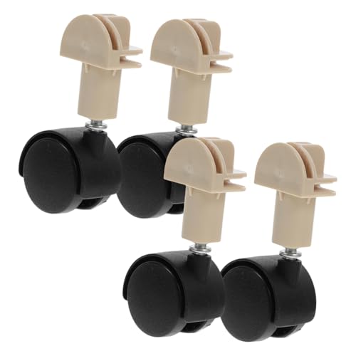 Yardwe 4 Pcs Haustier Kiste Casters Schwenkräder Utility Cart Räder Rolling Crape Wheel Cat Cage Räder Ersatz Für Haustierträger Und Möbel von Yardwe