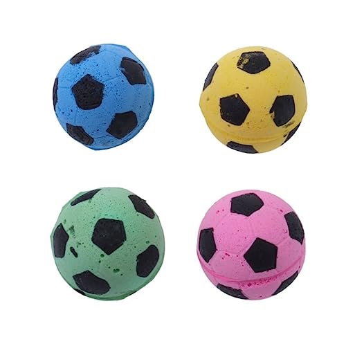 Yardwe 4stücke Katzen Spielzeug Bälle Schaum Interaktive Fußballspielzeuge Für Katzen Fördert Kauen Kratzen Und Spielspaß Für Drinnen Und Draußen von Yardwe