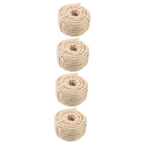Yardwe 4rollen Natürliche Sisal Seil Für Katzenkratzbaum Austauschbares Katzenkratzseil Für -projekte Und Katzenzubehör Langlebig Und Verschleißfest Yardwe 4rollen Natürliche Sisal Seil Für Katzenkratzbaum Austauschbares Katzenkratzseil Für -projekte Und Katzenzubehör Langlebig Und Verschleißfest von Yardwe