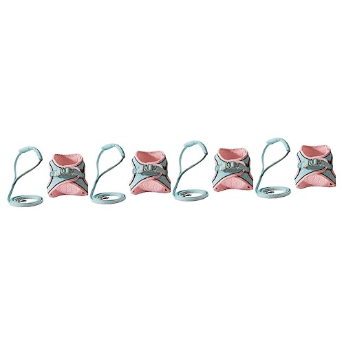 Yardwe 4 Sets Tragbares Katzen- Und Leinenset Für Kätzchen Bequemes Zugseil Aus Wildledermaterial Haustier-zuggurt-Training Yardwe 4 Sets Tragbares Katzen- Und Leinenset Für Kätzchen Bequemes Zugseil Aus Wildledermaterial Haustier-zuggurt-Training von Yardwe