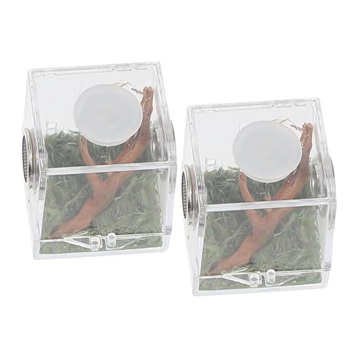 Yardwe 4 Sätze Springspinnen-zuchtbox Zubehör Für Reptilien Futterkäfig Für Springende Spinnen Haustier Vogelspinnen Spinnenhüter Schneckenhaus Mini-reptil Zuchtträger Gecko Bausatz Acryl Yardwe 4 Sätze Springspinnen-zuchtbox Zubehör Für Reptilien Futterkäfig Für Springende Spinnen Haustier Vogelspinnen Spinnenhüter Schneckenhaus Mini-reptil Zuchtträger Gecko Bausatz Acryl von Yardwe
