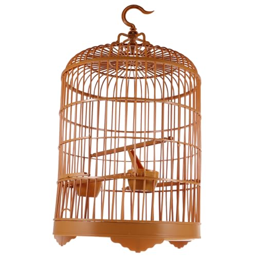 Yardwe Vogelkäfig Rund 4 Sätze Vogelkäfig Jaulas Reisekäfig Für Sittiche Lovebird-käfig Portatif Wellensittich Träger Displaykäfig Vogelfütterungskäfig Schlank Alt Käfigrahmen Reisen Plastik Papagei von Yardwe