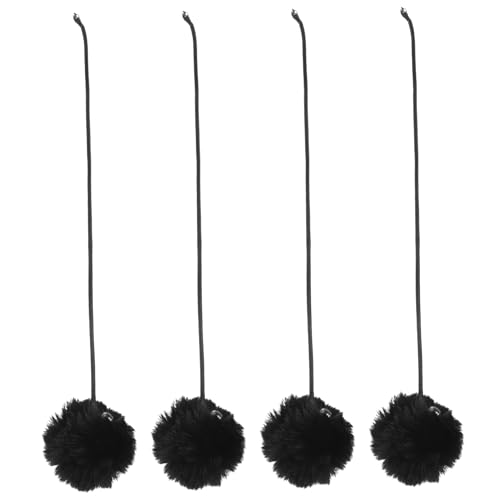Yardwe Interaktives Katzenspielzeug 4er-Pack Hängendes Katzenspielzeug Mit Glöckchen Kratzbaum Ersatz Katzenbaum Turmspielzeug Plüsch Und Sicher von Yardwe
