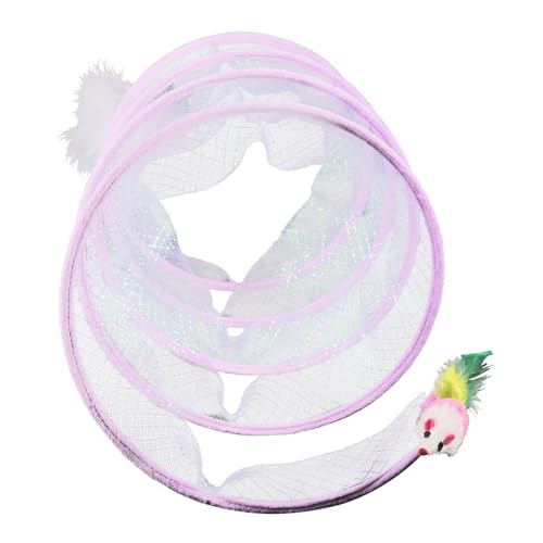 Yardwe 4 Stücke Interaktive Katze Tunnel Spielzeug Für Indoor Katzen Kätzchen Spielzeug Übung Tunnel von Yardwe