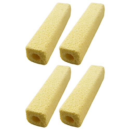 Yardwe 4 Stück Filter Ring Für Aquarien Filterblock Tank Filterzubehör Für Aquarien Poröses Blockaquarium Aquarienfilter Aquariumfilter Aus Keramik Fisch Haustier Pumpe Quarzsand Yellow von Yardwe