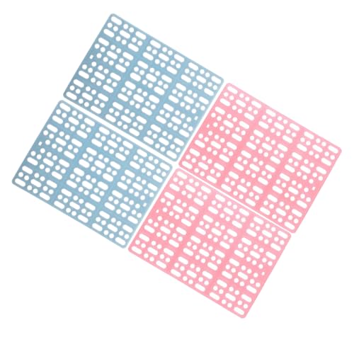 Yardwe Bequeme Pads 4 Stück Käfigmatte Kleintier-fußmatten Hasenkäfig-pad Leicht für Kaninchen Hamster Yardwe Bequeme Pads 4 Stück Käfigmatte Kleintier-fußmatten Hasenkäfig-pad Leicht für Kaninchen Hamster von Yardwe