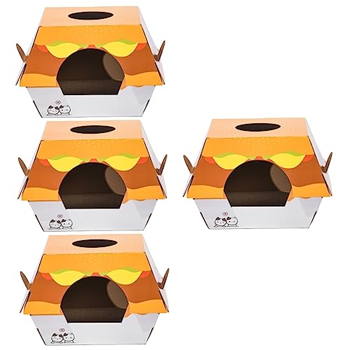 Yardwe 4 Stücke Cat Scratch Board Spielzeug Katze Kratzen Post Kätzchen Bett Katze Spielzeug Yardwe 4 Stücke Cat Scratch Board Spielzeug Katze Kratzen Post Kätzchen Bett Katze Spielzeug von Yardwe