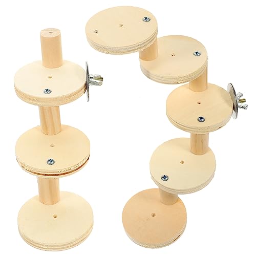 Yardwe 4 Stücke Papagei Käfig Plattform Multi-verwenden Vogel Stehen Chinchilla Versorgung Hamster Holz Plattform Yardwe 4 Stücke Papagei Käfig Plattform Multi-verwenden Vogel Stehen Chinchilla Versorgung Hamster Holz Plattform von Yardwe
