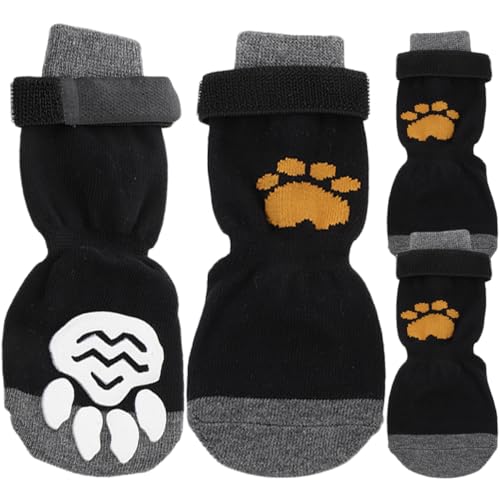 Yardwe 4 Stück Haustier Hund Socken hundesocken Dog Socks hundeschuhe mit reißverschluss Socken mit Hundegriff Hundeunterlagen Tragbare Socken für Haustiere waschbare Socken aus Baumwolle Yardwe 4 Stück Haustier Hund Socken hundesocken Dog Socks hundeschuhe mit reißverschluss Socken mit Hundegriff Hundeunterlagen Tragbare Socken für Haustiere waschbare Socken aus Baumwolle von Yardwe
