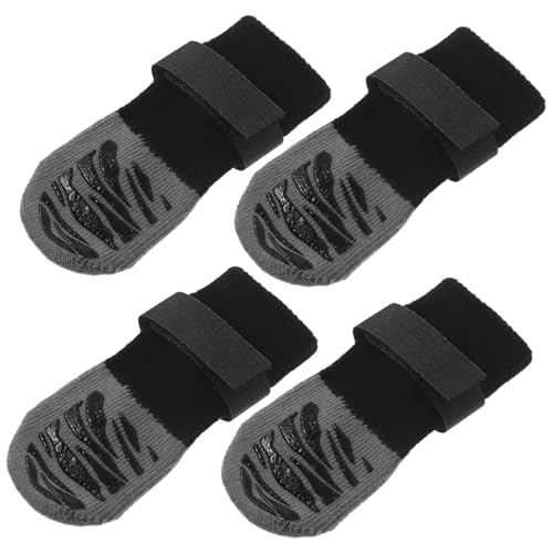 Yardwe Pfote 4 Stück Haustier socken wasserdichte Socken Krallen Pfotenschützer für kleine Hunde Haustiersocken der Hund Schutz Welpenbedarf Socken Schuhe Hundeschuhe Nylon Welpenzubehör Yardwe Pfote 4 Stück Haustier socken wasserdichte Socken Krallen Pfotenschützer für kleine Hunde Haustiersocken der Hund Schutz Welpenbedarf Socken Schuhe Hundeschuhe Nylon Welpenzubehör von Yardwe