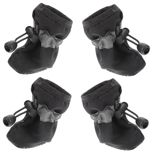 Yardwe - Hundestiefel - 4 Stück Hundeschuhe Mit Kordelzug Hundestiefel Bequem Für Drinnen Und Draußen Yardwe - Hundestiefel - 4 Stück Hundeschuhe Mit Kordelzug Hundestiefel Bequem Für Drinnen Und Draußen von Yardwe