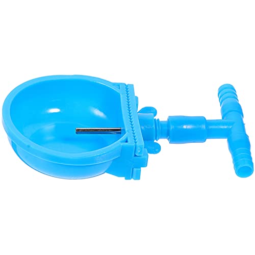 Yardwe 4 Stück Kaninchentrinker Schüssel Futterspender Käfig Trinkwasser Stall hasentrinkflaschen trinkflasche Hasen Kaninchen trinkflasche Wasserbehälter Hase Wasserspender Plastik Blue von Yardwe