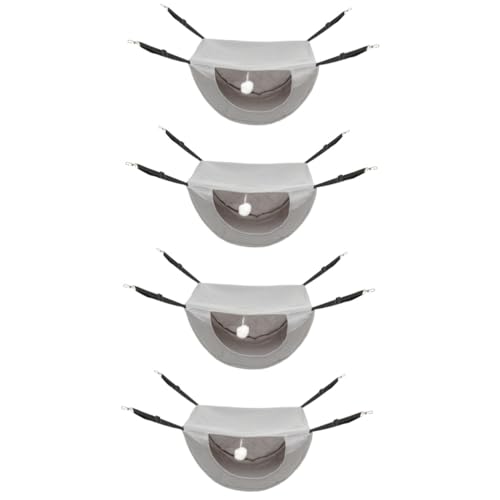 Yardwe 4 Stücke Katze Hängen Hängematte Scratch-beständig Atmungsaktiv für Yardwe 4 Stücke Katze Hängen Hängematte Scratch-beständig Atmungsaktiv für von Yardwe
