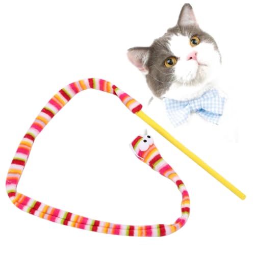 Yardwe Katzenset Regenbogenschlange Baby-katzenspielzeug Kätzchen Interaktives Spielzeug Für Katzen Produkte Katzenangel Und Übungsgerät Yardwe Katzenset Regenbogenschlange Baby-katzenspielzeug Kätzchen Interaktives Spielzeug Für Katzen Produkte Katzenangel Und Übungsgerät von Yardwe