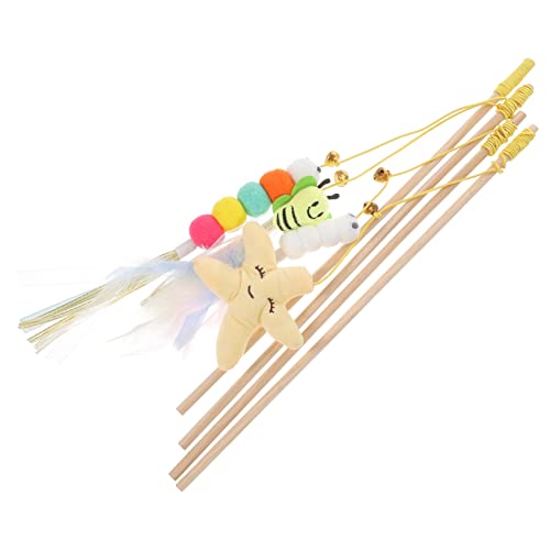 Yardwe 4 Stück Katzenspielzeug Katzenstab Katzenspielzeug Katzentunnel Katzenspielzeug Interaktives Katzenspielzeug Kicker Katzenaggression Katzenspielzeug Teaser Zauberstab Yardwe 4 Stück Katzenspielzeug Katzenstab Katzenspielzeug Katzentunnel Katzenspielzeug Interaktives Katzenspielzeug Kicker Katzenaggression Katzenspielzeug Teaser Zauberstab von Yardwe