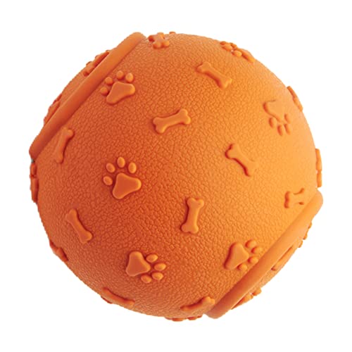 Yardwe 4 Stück Kauspielzeug für Hunde Hundezahnbürstenstab Hund Gummiball Interactive Dog Toys Hunde spielsachen Spielzeuge quietschendes Spielzeug bissfestes Ballspielzeug sauber von Yardwe