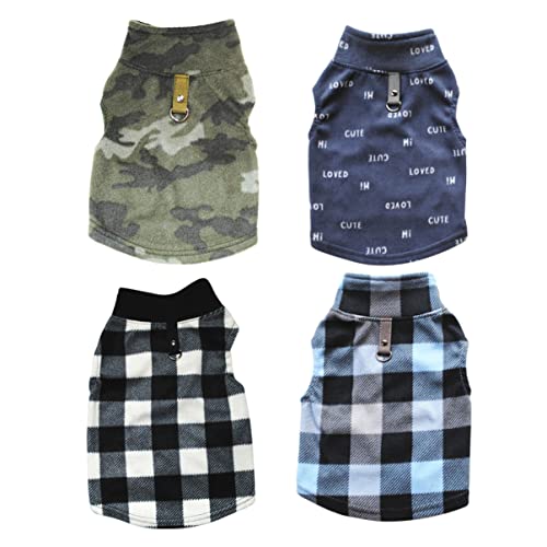 Yardwe 4 Stück Kleider Hundewindeln Mantel für Hunde Kühlmatte für Hunde Kühlweste für Haustiere Poncho hundemantel Dog Raincoat weihnachtsdeko Haustierbedarf Haustierkleidung Polarfleece von Yardwe
