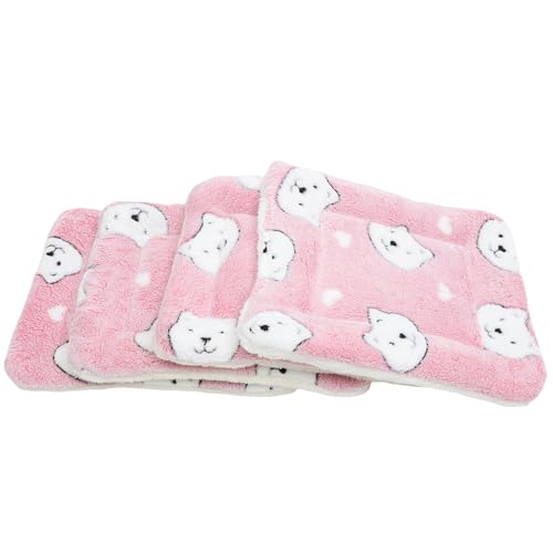 Yardwe 4 Stück Meerschweinchendecke Weiche Isomatte Haube Bett Schlafunterlage Kleines Tier-PIPI-pad Decken Schwimmbad Musselin-Decke Behälter Waschbares Hundebett Stecker Stoff Yardwe 4 Stück Meerschweinchendecke Weiche Isomatte Haube Bett Schlafunterlage Kleines Tier-PIPI-pad Decken Schwimmbad Musselin-Decke Behälter Waschbares Hundebett Stecker Stoff von Yardwe
