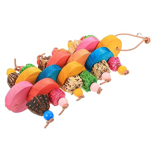 Yardwe 4 Stück Papagei Spielzeug Kauspielzeug mit Papageienanhänger verschleißfestes Papageienspielzeug Vogelspielzeug Bird Toys Spielzeuge Spielset aus Holz Vogel-Accessoire schwingen Yardwe 4 Stück Papagei Spielzeug Kauspielzeug mit Papageienanhänger verschleißfestes Papageienspielzeug Vogelspielzeug Bird Toys Spielzeuge Spielset aus Holz Vogel-Accessoire schwingen von Yardwe
