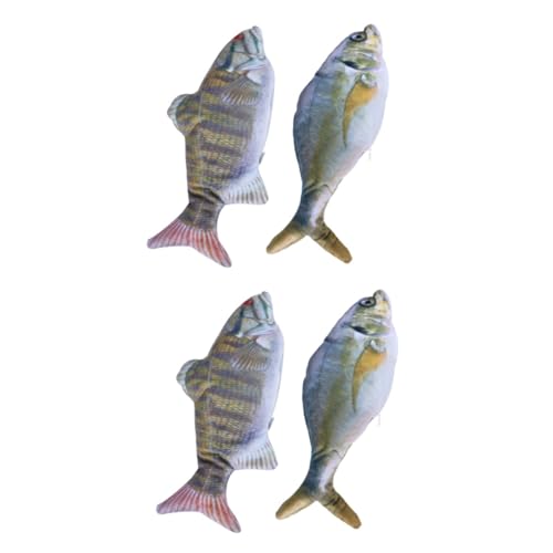 Yardwe 4 Stück Plüschtier Fisch Katzen-Teaser-Spielzeug Katze Katzenminze Spielzeug Katze Wedelt Mit Fisch Plüschpuppe Katzenminze-Spielzeug Animatronisches Spielzeug Hausfisch Aufladen Yardwe 4 Stück Plüschtier Fisch Katzen-Teaser-Spielzeug Katze Katzenminze Spielzeug Katze Wedelt Mit Fisch Plüschpuppe Katzenminze-Spielzeug Animatronisches Spielzeug Hausfisch Aufladen von Yardwe