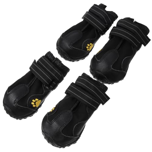 Yardwe Sommerstiefel 4 Stück Hundeschuhe Für Schnee Haustierschuhe Stiefel Für Haustierhunde Hundestiefel Winter Schwarze Stiefel Haustier-hundeschuhe Socke Sommer Haustierzubehör Yardwe Sommerstiefel 4 Stück Hundeschuhe Für Schnee Haustierschuhe Stiefel Für Haustierhunde Hundestiefel Winter Schwarze Stiefel Haustier-hundeschuhe Socke Sommer Haustierzubehör von Yardwe