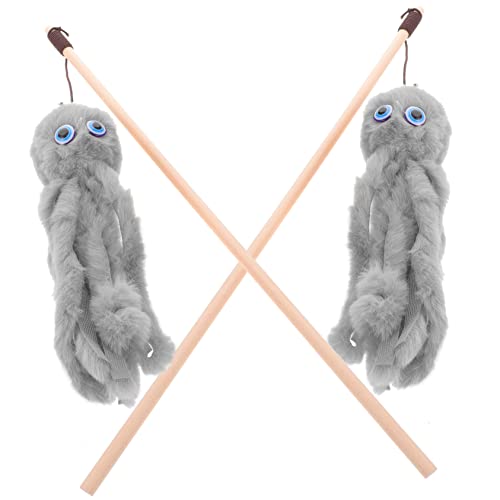 Yardwe 2sets Indoor Katze Liefert Lustige Spielzeug Für Katzen Kätzchen Teaser Mäuse Katze Stick Spielzeug 2 Stücke * 2 Yardwe 2sets Indoor Katze Liefert Lustige Spielzeug Für Katzen Kätzchen Teaser Mäuse Katze Stick Spielzeug 2 Stücke * 2 von Yardwe