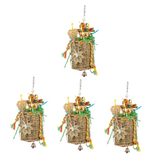 Yardwe 4 Stück Spielzeug zur Vogelsuche Spielzeug für Vögel Papageienkäfigspielzeug Hängendes Spielzeug für Haustiervögel Kauspielzeug für Papageien Vogelkäfig Spielzeuge Vogelzubehör Yardwe 4 Stück Spielzeug zur Vogelsuche Spielzeug für Vögel Papageienkäfigspielzeug Hängendes Spielzeug für Haustiervögel Kauspielzeug für Papageien Vogelkäfig Spielzeuge Vogelzubehör von Yardwe