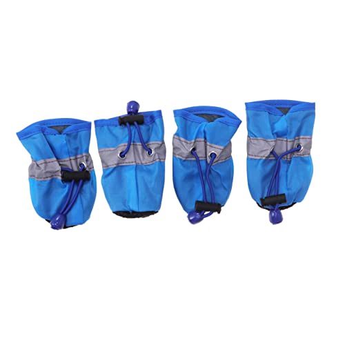 Yardwe 4stücke wasserdichte Hundeschuhe Für Kleine Hunde rutschfeste Outdoor- Für Regen Und Kälte Für Empfindliche Pfoten Yardwe 4stücke wasserdichte Hundeschuhe Für Kleine Hunde rutschfeste Outdoor- Für Regen Und Kälte Für Empfindliche Pfoten von Yardwe