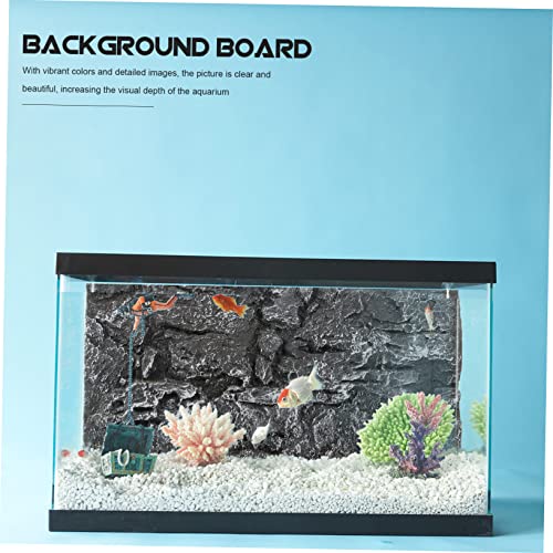 Yardwe 4 Stück Terrarium Hintergrundplatte PU Steinoptik für Reptilien und Schildkrötentanks Natürlicher Aquarium Rückwand Individuell Zuschneidbar Geruchsneutral Spaltbar Vielseitig von Yardwe