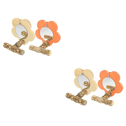 Yardwe 2sets Papagei Spielzeug Set Vogel Vögel Holz Barsch Spiegel Training Stand Home Dekorative 2 Stücke * 2 Yardwe 2sets Papagei Spielzeug Set Vogel Vögel Holz Barsch Spiegel Training Stand Home Dekorative 2 Stücke * 2 von Yardwe