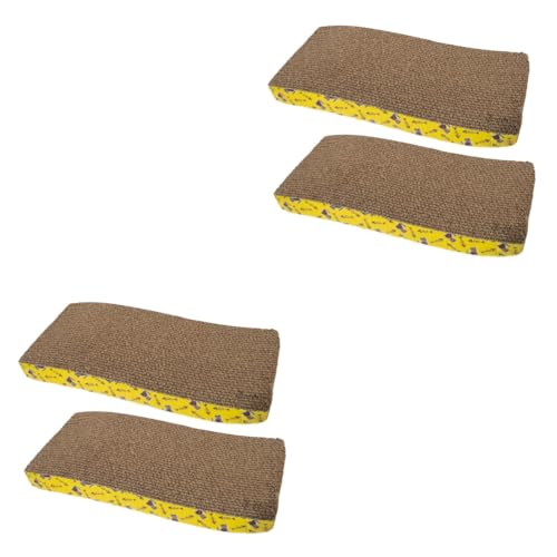 Yardwe 4 Stück kratzbaum für Katzen Haustiermöbel Kratzbrett aus Wellpappe Spielzeug Schaber verschleißfestes Kratzpad Zimmer Kratzbrett austauschbar Notizbuch Katze kratzmatte Zubehör Yardwe 4 Stück kratzbaum für Katzen Haustiermöbel Kratzbrett aus Wellpappe Spielzeug Schaber verschleißfestes Kratzpad Zimmer Kratzbrett austauschbar Notizbuch Katze kratzmatte Zubehör von Yardwe