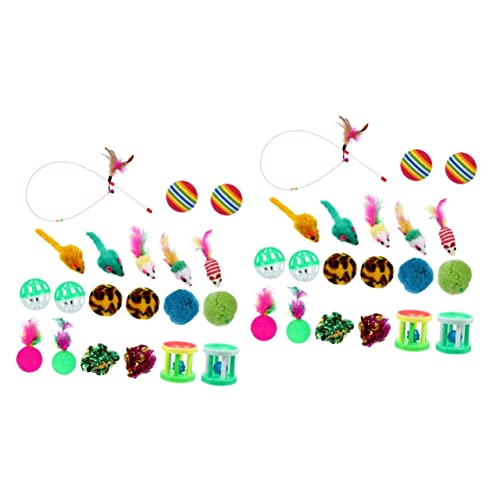 Yardwe 2sets Spielzeug Haustier Katze Suliess Spielzeug Katze Teaser Spielzeug Lustige Katze Stick Katze Spielzeug Für Spielen Und 20 Stücke * 2 Yardwe 2sets Spielzeug Haustier Katze Suliess Spielzeug Katze Teaser Spielzeug Lustige Katze Stick Katze Spielzeug Für Spielen Und 20 Stücke * 2 von Yardwe