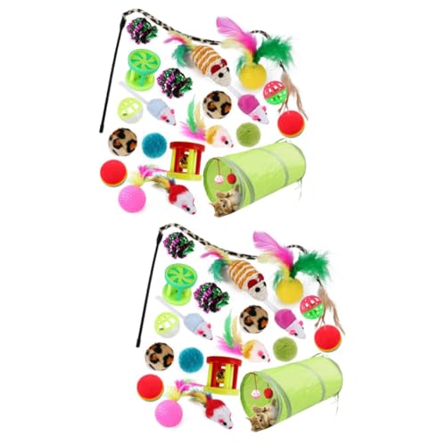 Yardwe 42stücke Teiliges Katzenspielzeug Katzenangel Und Teaser-Sticks Interaktives Spielzeug Für Katzen Langlebig Und Unterhaltsam Für Stundenlangen Spaß Für Haustiere Yardwe 42stücke Teiliges Katzenspielzeug Katzenangel Und Teaser-Sticks Interaktives Spielzeug Für Katzen Langlebig Und Unterhaltsam Für Stundenlangen Spaß Für Haustiere von Yardwe
