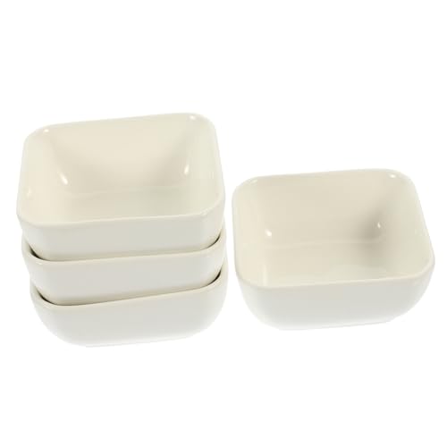 Yardwe 4stücke Wassernapf Für Reptilien Verschleißfester Keramik-wasserbehälter Dekoratives Reptilien-Becken Für Terrarien Geeignet Für Eidechsen Und Hornfrösche Sicherer Futter von Yardwe