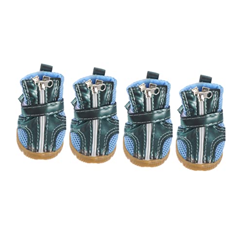 Yardwe 4Stücke Haustier Rutsch Schuhe Für Atmungsaktive Winterstiefel Für Kleine Bis Mittlere Verstellbar Und Schützend Für Drinnen Und Draußen Yardwe 4Stücke Haustier Rutsch Schuhe Für Atmungsaktive Winterstiefel Für Kleine Bis Mittlere Verstellbar Und Schützend Für Drinnen Und Draußen von Yardwe